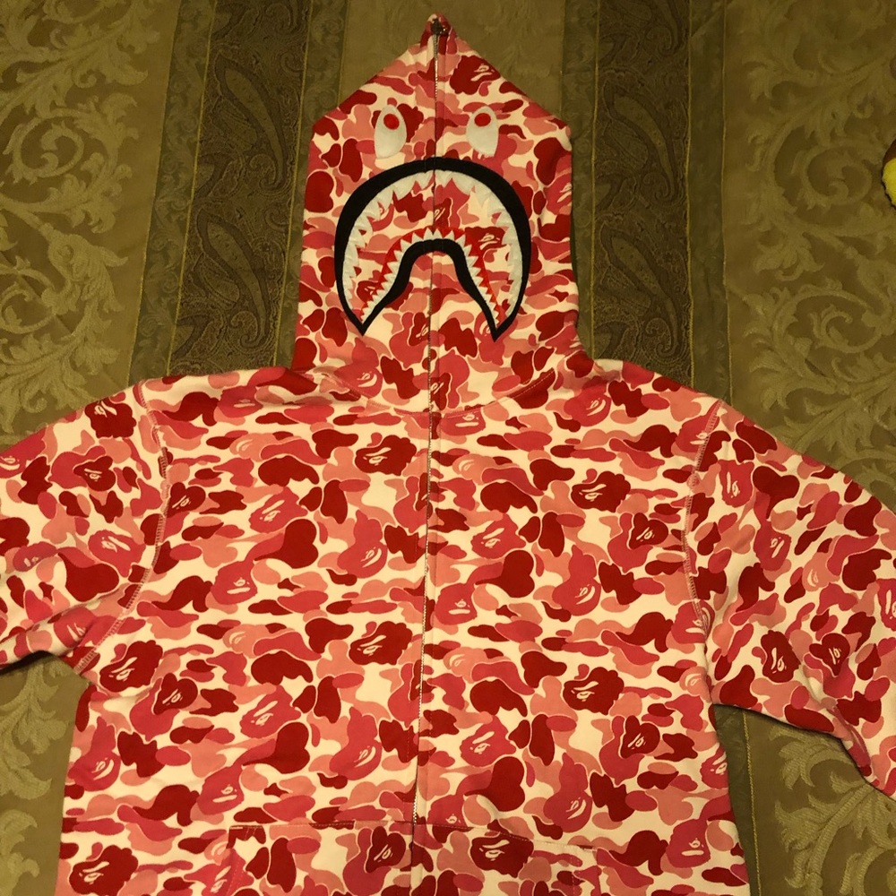 Pink BAPE Hoodie